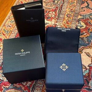 New Patek Phillipe Blue Watch Box with Booklet